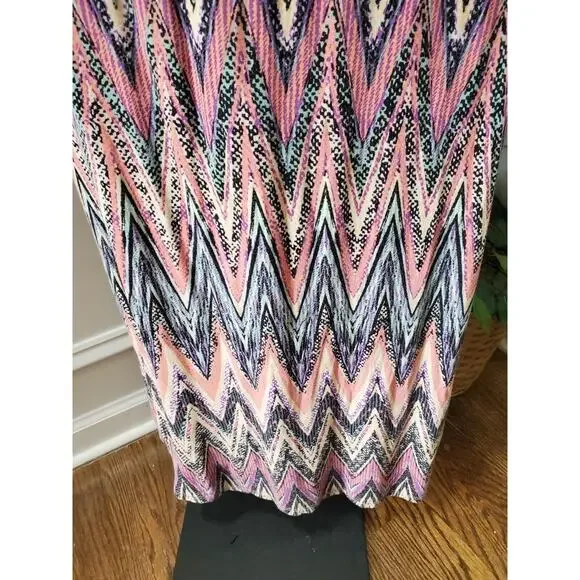 Love Appella Women Polyester V-Neck Sleeveless Casual Long Maxi Dress Size Small - Picture 5 of 13